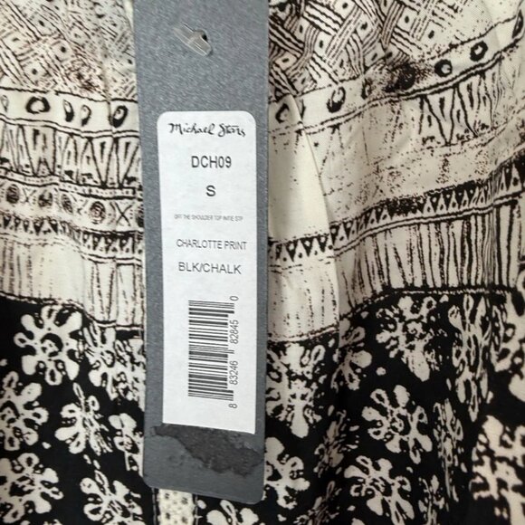 Michael Stars Women’s Black/Cream Top Size Small - Picture 3 of 3